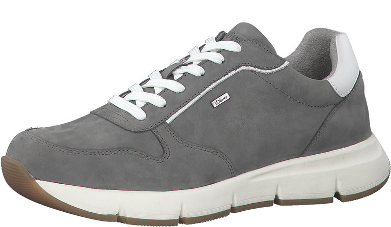 s.Oliver Sneaker 5-13619-28-200 - Leder - grau Herren